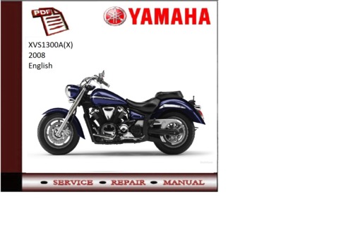 Product picture Yamaha xvs1300a(x) 2008 workshop Service repair Manual
