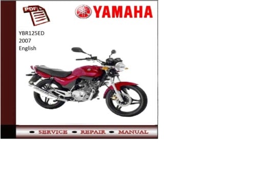 Product picture Yamaha ybr125ed 2007 supplementary Service repair Manual 