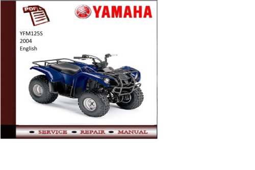 Product picture Yamaha yfm125s 2004 supplementary Service repair Manual 
