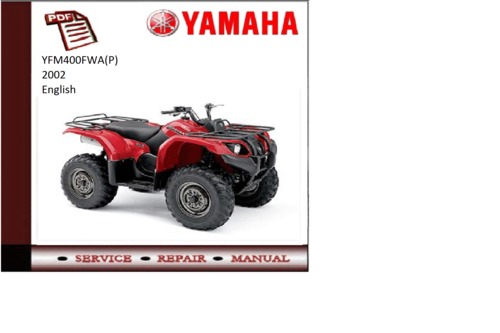 Product picture Yamaha yfm400fwa(P) 2002 supplementary Service repair Manual