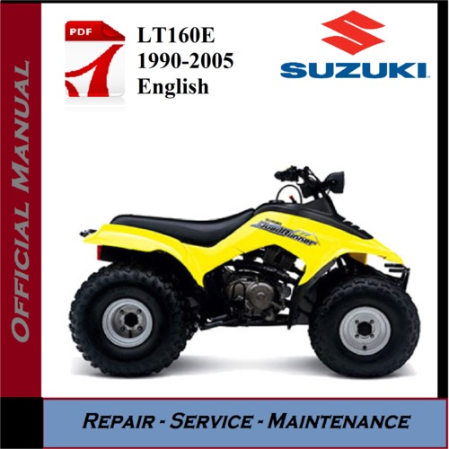 Product picture Suzuki LT160E 1990-2005 Workshop Service Repair Manual 