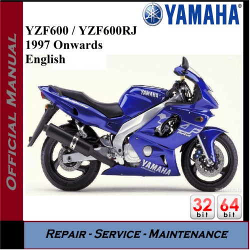 Product picture Yamaha YZF600RJ 1997 Onwards Workshop Service Repair Manual 
