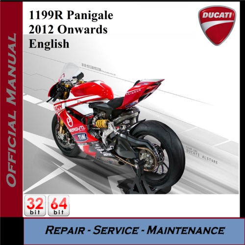 Product picture Ducati 1199R Panigale 2012Onwards Workshop Service Manual
