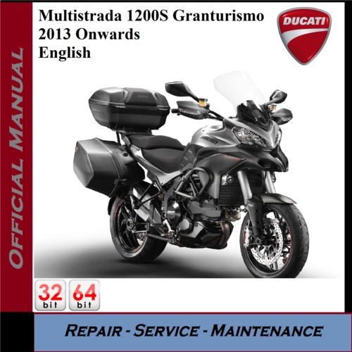 Product picture Ducati Multistrada 1200S Granturismo Workshop Service Manual