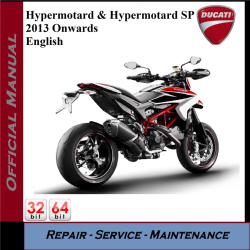 Product picture Ducati Hypermotard SP 2013 Workshop Service Repair Manual 
